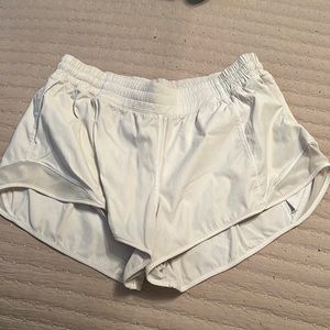 White Lululemon Shorts